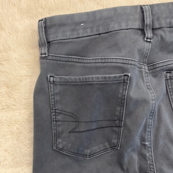 American Eagle Women's dark grey/black Jeans size 8 extra long (tall) - Picture 6 of 8